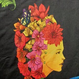 VTG Dress Chacok Stunning Pattern Long Sleeves France 1980s Retro Silky